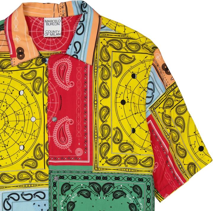 Immagine prodotto Marcelo Burlon Camicia a blocchi di colore (S)