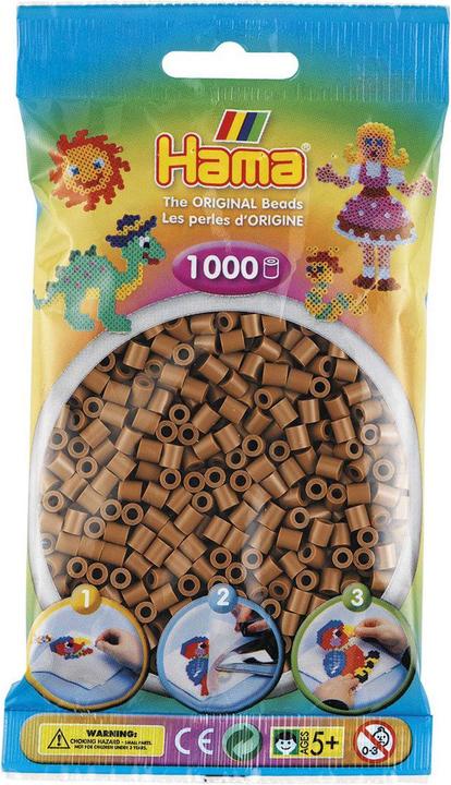Produktbild Hama Perlen Strijkkralen - Noga Bruin (207-76), 1000st.