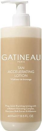Actual product image Gatineau Tan Accelerating Lotion Enhance Natural Tanning for Face & Body 400ml (Self tanning foam, 400 ml)