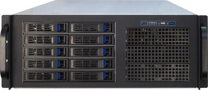 Produktbild Intertech IPC 4U-4410 48,3cm 19Zoll 4HE Storage Rackmount-Gehaeuse 3x 5,25Zoll ext. 10x 2,5Zoll o. 3,5Zoll... (USB 3.0)