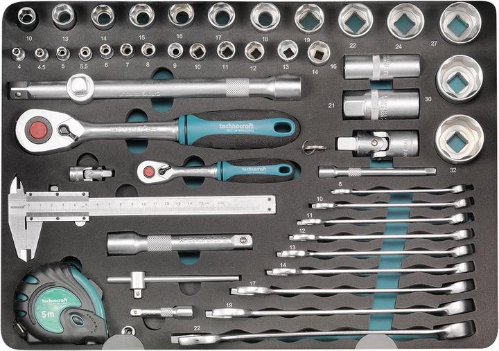 Produktbild technocraft Alu-Werkzeugkoffer PRO CASE 5 PSG (139 Teile)
