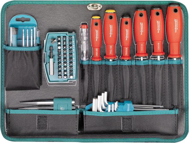 Produktbild technocraft Alu-Werkzeugkoffer PRO CASE 5 PSG (139 Teile)