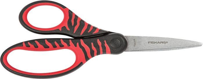 Actual product image Fiskars Children's Scissors 18cm Black-Red From 8 years old (18 cm)