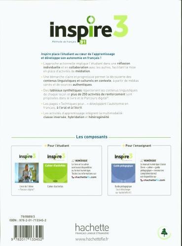 Produktbild Inspire 3 : méthode de français, B1 (Französisch, Twardowski-Vieites Delphine, Lopes Marie-José, 2022)