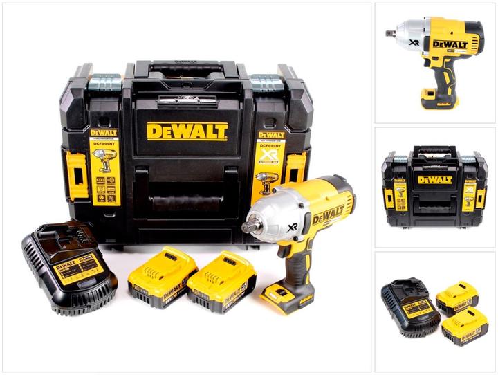 Produktbild DeWalt DCF 899 M2 Akku Schlagschrauber 18V 1/2" 950Nm Brushless Kugelrastung + 2x Akku 4,0Ah + Ladeg (Akkubetrieb)