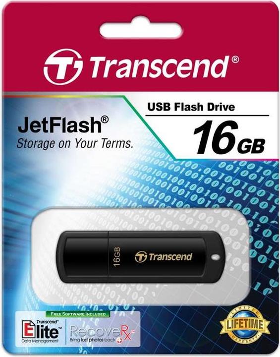 Actual product image Transcend TC JetFlash 350 (16 GB, USB-A)