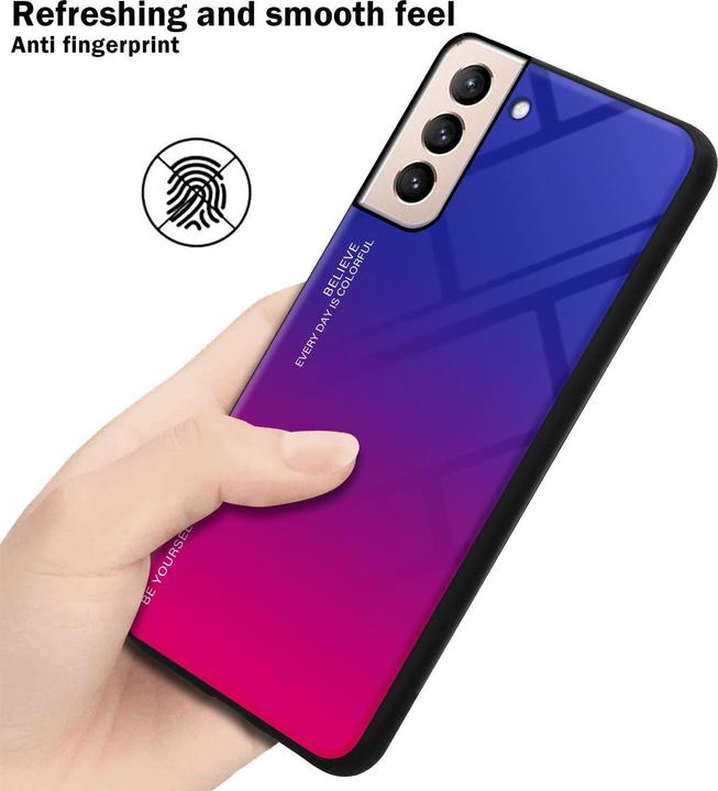 Immagine prodotto Cadorabo Copertura in vetro TPU 2 colori (Samsung Galaxy S21+)