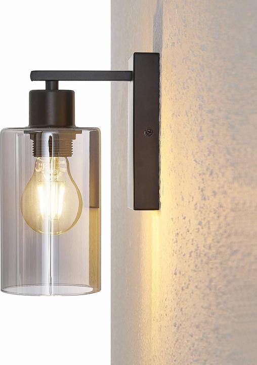 Image du produit Lindby Emavi Applique murale avec verre fumé (E27)