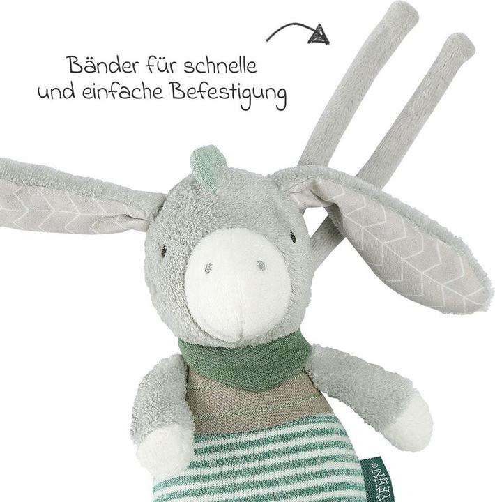 Actual product image Fehn Music box / lullaby 22 cm - Donkey
