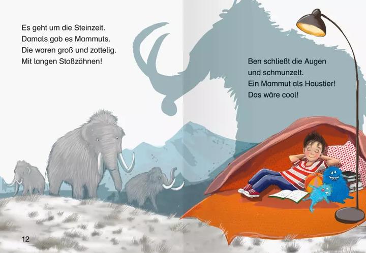 Produktbild Ravensburger Leserabe - 1. Lesestufe: Ein Mammut unterm Bett (Deutsch, Judith Allert, 2023)