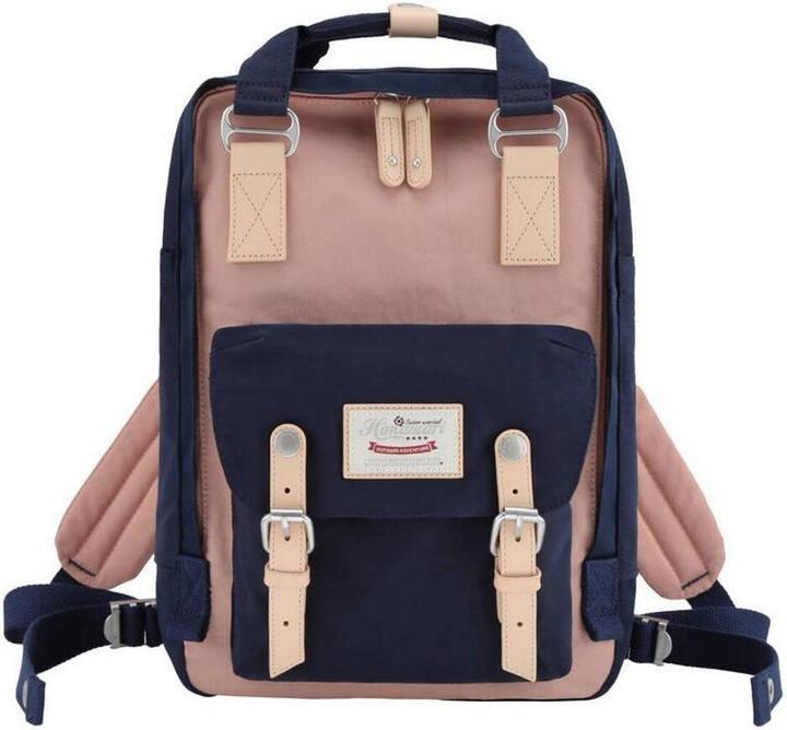 Immagine prodotto Himawari Zaino 188L 14" per laptop (blu navy e rosa) (16 l)