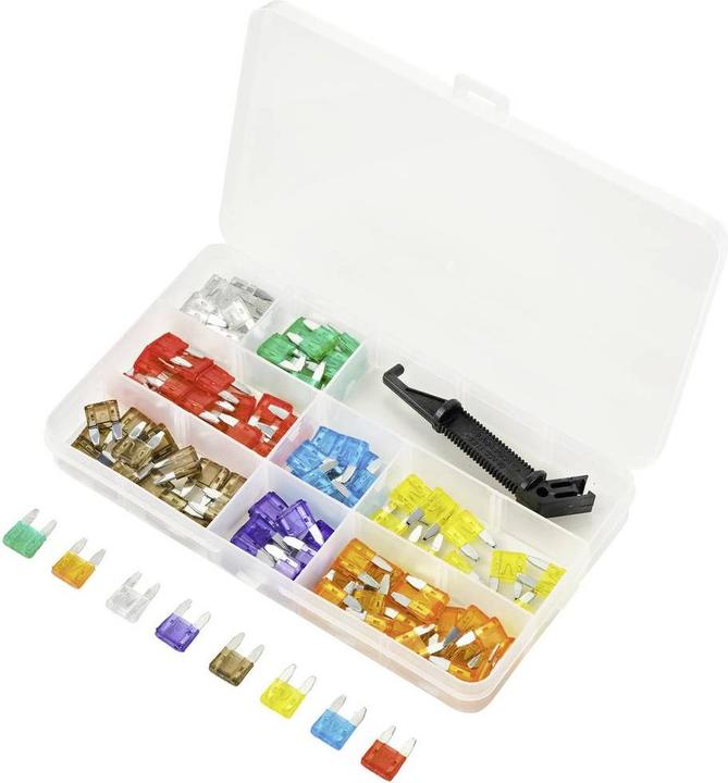 Actual product image Tru Components Flat fuse set, mini 100 pieces