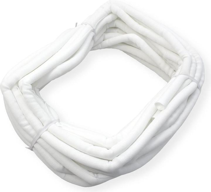 Produktbild Value SNAP Gewebeschlauch für Kabel, 25m, weiss (Kabelschlauch, 2500 cm)