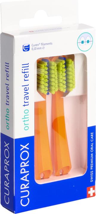 Curaprox CS 5460 Travel Set Ortho refill orange (Weich, 2 x)