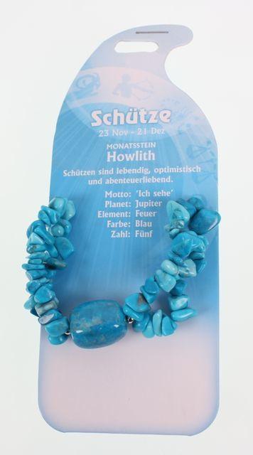 Immagine prodotto Roost Bracciale Sagittario G245 Howlite turchese (Urlo)