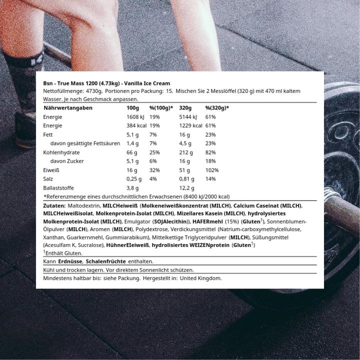Immagine prodotto BSN La vera massa (Vaniglia, 1 pz., 4730 g)