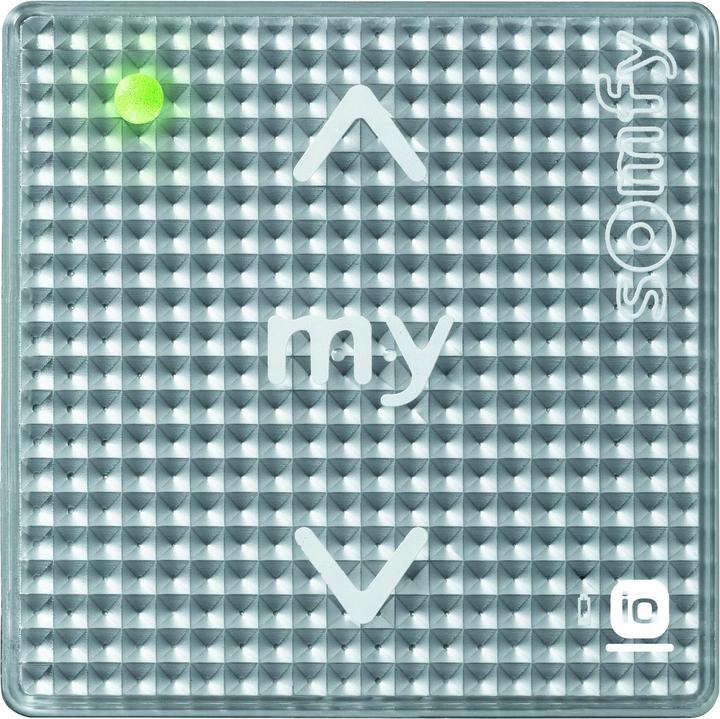Actual product image somfy 1811095 Wall-mounted radio transmitter Smoove 1 IN io Silver Shine 1-channel