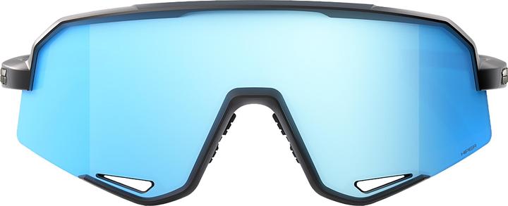 Actual product image 100% Slendale - Matte Black - HiPER Blue Multilayer Mirror L (Mat Black, HiPer blue multilayer mirror)