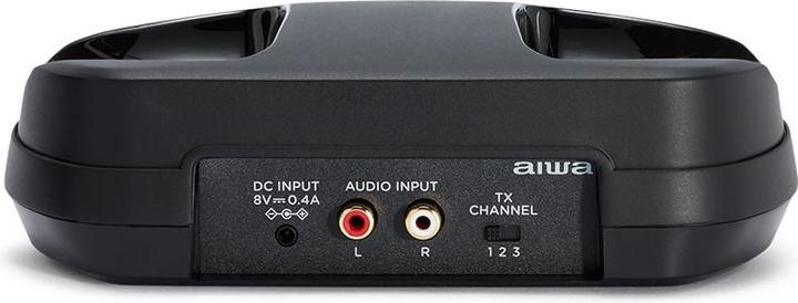 Produktbild Aiwa WHF-880 Kopfhörer & Headset Kabellos Kopfband Musik Ladestation Schwarz (10 h, Kabellos)