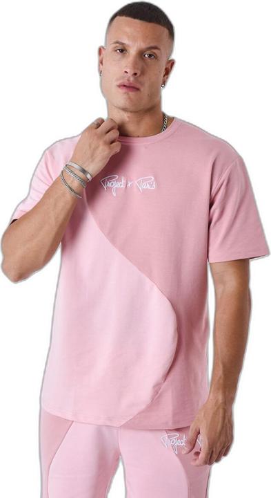 Project X Paris zweifarbiges t-shirt im wellenstil (XL)