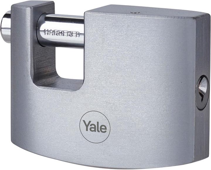 Actual product image Yale Y124B/60/110/1 padlock 60 mm silver key lock