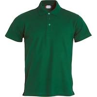 Image du produit Polo Clique Basic 028230, coton, vert bouteille, taille 3XL (3XL)