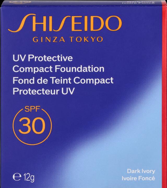 Actual product image Shiseido UV Protect Compact Sun Protection Factor 30 Dark Ivory (Dark ivory)
