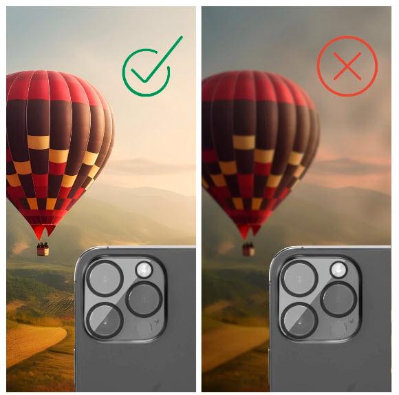 Image du produit Hama Cam Protect (1 pièce(s), Apple iPhone 15 Pro, Apple iPhone 15 Pro Max)