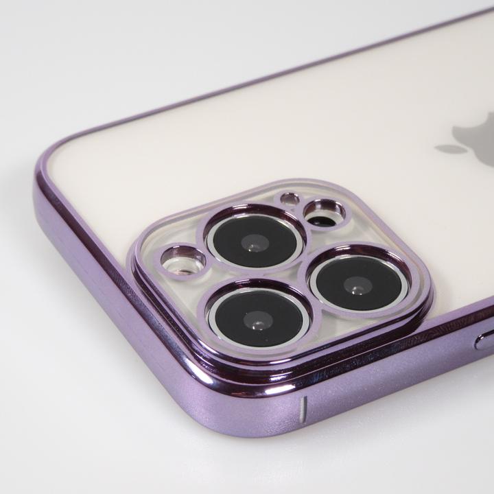Produktbild PhoneLook Hülle Electroplate lila (Apple iPhone 14 Pro)