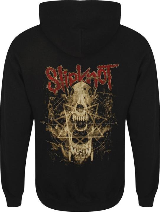 Immagine prodotto Slipknot Felpa con cappuccio a zip con denti da teschio per adulti (S)