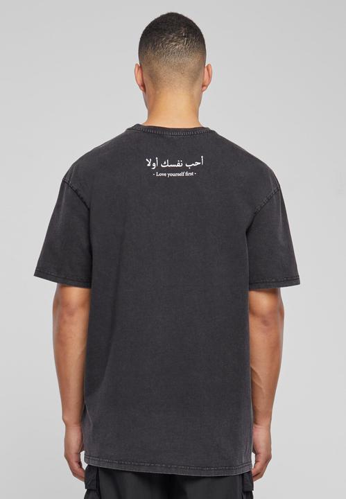 Actual product image Merchcode Love Yourself First Acid Washed Heavy Oversize Tee - 105781 (3XL)