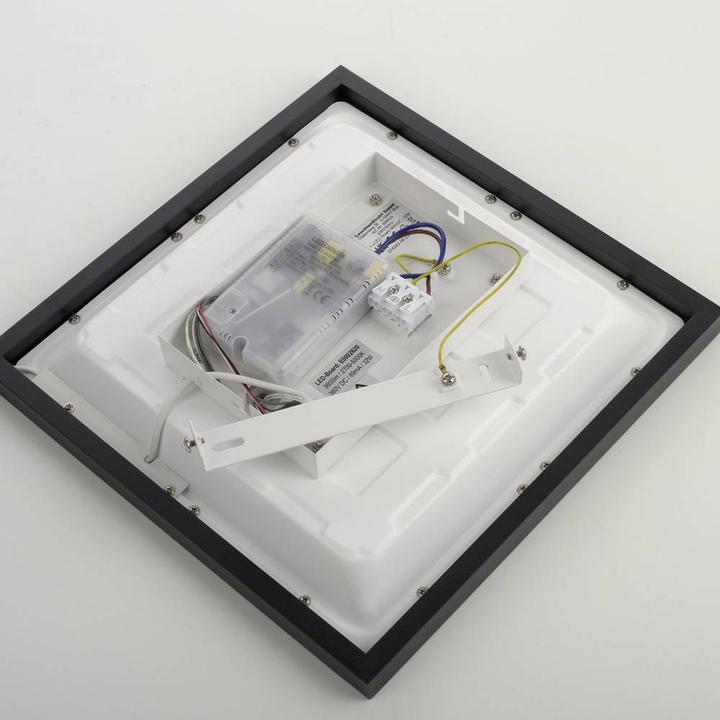 Image du produit Just Light EDGING-SMART LED Deckenleuchte Steuerbare Lichtfarbe 32W Schwarz/Weiss 14450-18 (3600 lm)