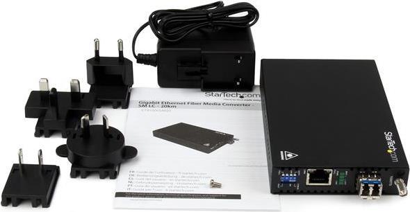 Actual product image StarTech Gigabit Copper-to-Fiber Media Converter