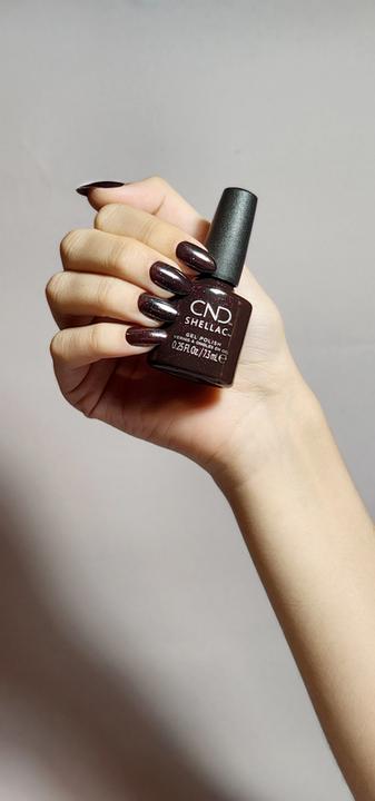 Produktbild CND Shellac Poison Plum 198 (Poison Plum, UV-Gel Lack)