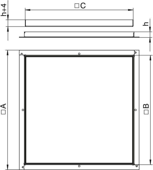 Image du produit OBO Bettermann OBO RK/V3/10 Cassette aveugle 350 H=10mm Cadre de cassette (Cordes)