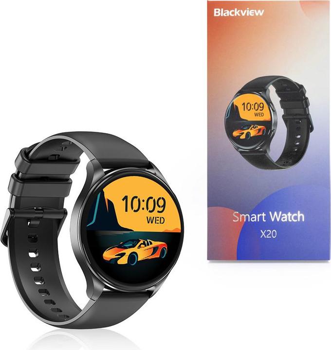 Produktbild Blackview X20 (Connected Watch - 1.43" - Anrufbeantworter) Schwarz