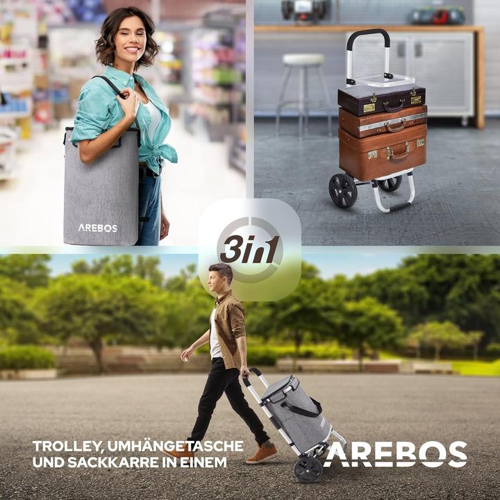 Image du produit Arebos Chariot à provisions