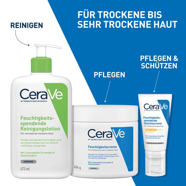 Productafbeelding CeraVe Vochtinbrengende crème (Lichaamscrème, 454 ml)