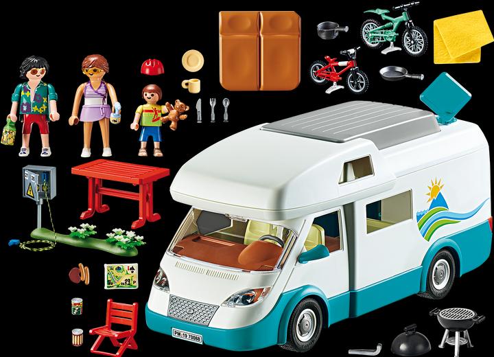 Image du produit Playmobil Famille et camping-car (70088, Playmobil Family Fun)