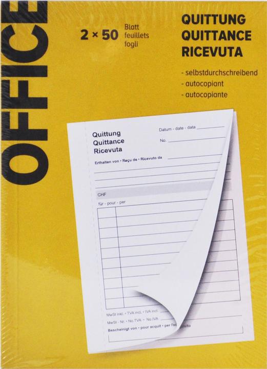 Image du produit Office Reçu (100 x)