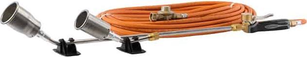 Actual product image Express 6225 Dachbrenner Combo-Set mit 50kW und 100 kW Edelstahlbrenner 20 m Schlauch