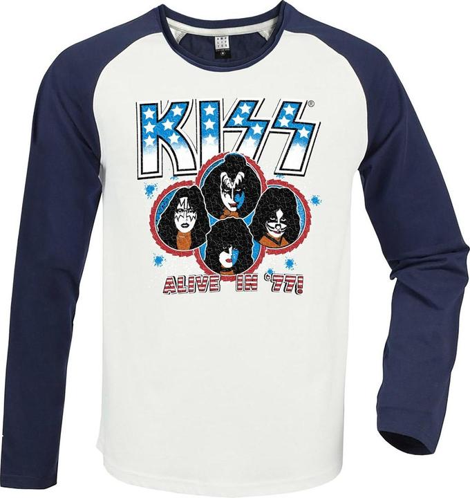 KISS Alive In '77 TShirt Langärmlig