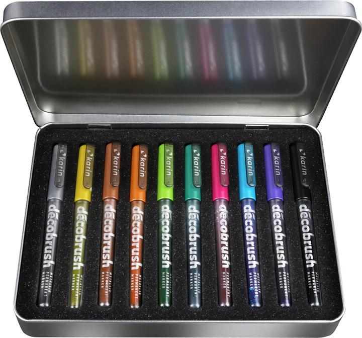 Produktbild Karin Brush Marker Pro Metall Box (Mehrfarbig, 10 x)