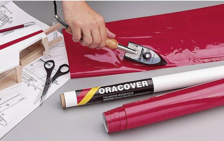 Produktbild Oracover Bügelfolie, schwarz