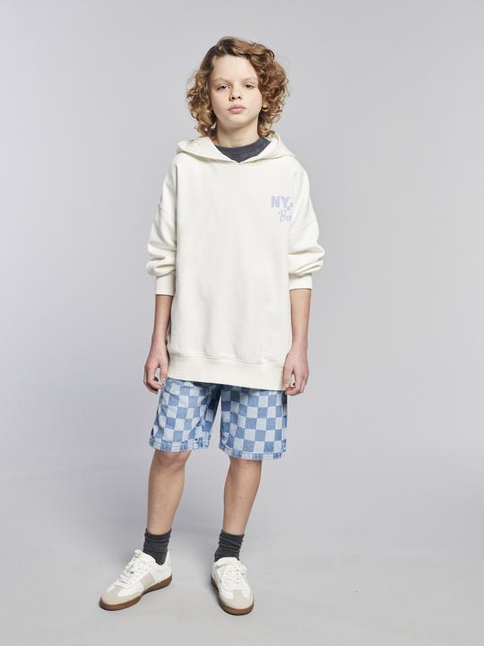 Actual product image Jonen Jungen Jeans-Bermudas mit Schachbrettmuster in Loose-Fit (128)