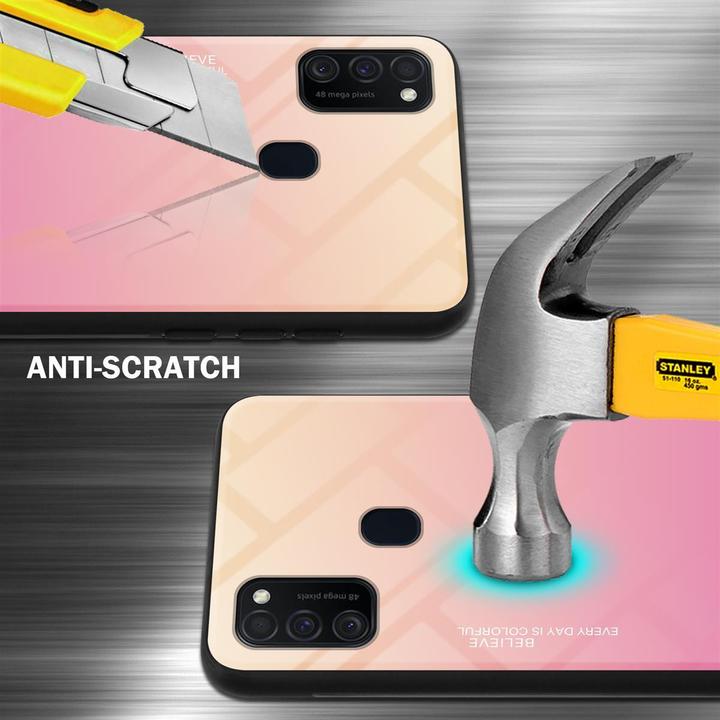 Immagine prodotto Cadorabo Copertura in vetro TPU 2 colori (Samsung Galaxy M21, Samsung Galaxy M30s)