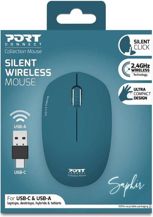Actual product image Port Designs 3 buttons and scroll wheel (Wireless)