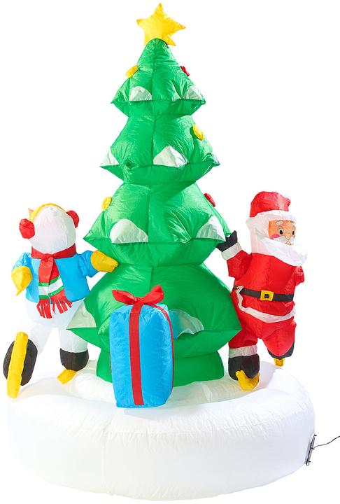 Actual product image Infactory Self-inflating XXL Christmas tree carousel, 150 cm