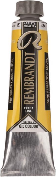Actual product image Rembrandt OIL PAINT T9 284 (Permanent Yellow Medium, 40 ml)