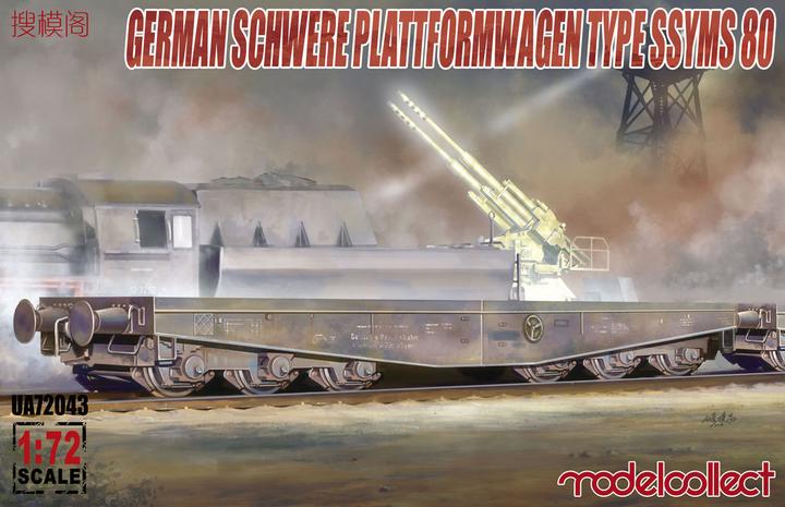 Produktbild Modelcollect Germany Schwere Plattformwagen type ssyms 80